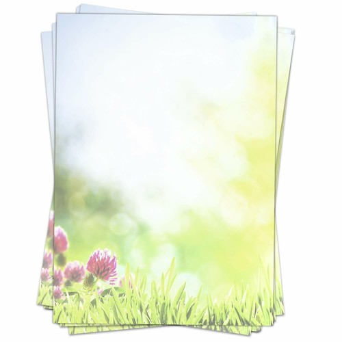 Blatt briefpapier mit - a4,
