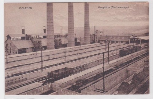 81315 bergbau eisleben - bergbau, ak