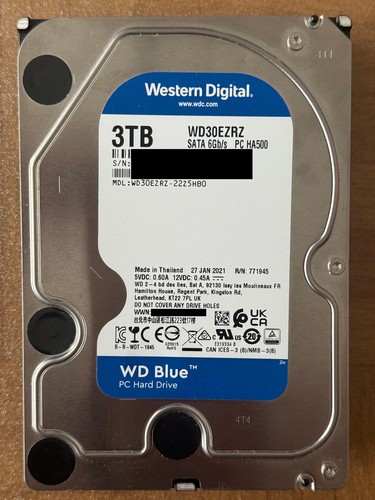 Red 3tb wd30ezrz - red, western