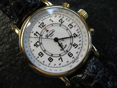 Chronograph gold 750 comor - gold,