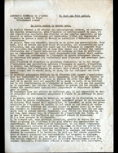 Kampf gegen den schwarzmarkt - kampf,