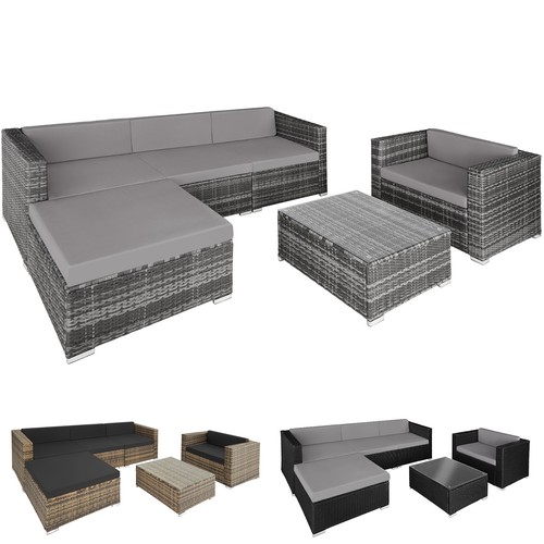 Polyrattan sitzgruppe - polyrattan,