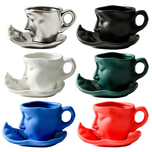 Gesicht kuss becher paar - becher,