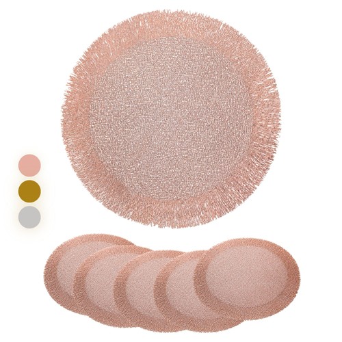 Platzset rund gold - platzset,