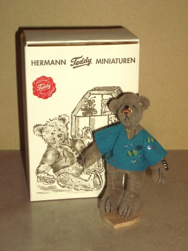 Hermann teddy miniaturen bär - hermann,