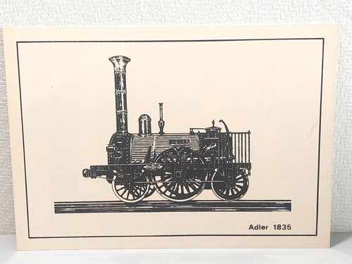 Zuglaufschild lokomotive adler - lokomotive,