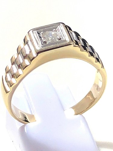 Herrenring brillant ct - herrenring, 0,13