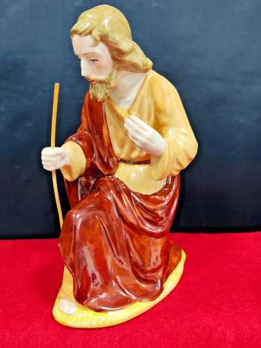 Porzellanfigur heiliger josef - porzellanfigur,