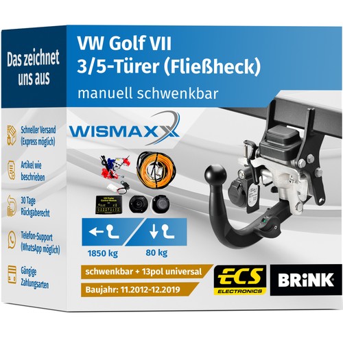 Anhängerkupplung für golf - für,