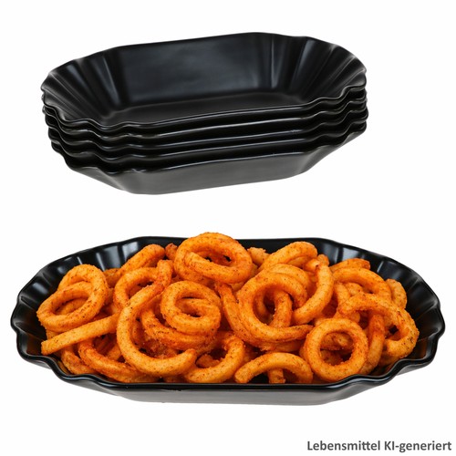 Black fries pommesschale - 6x,