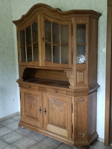 Buffetschrank eiche massiv - eiche,