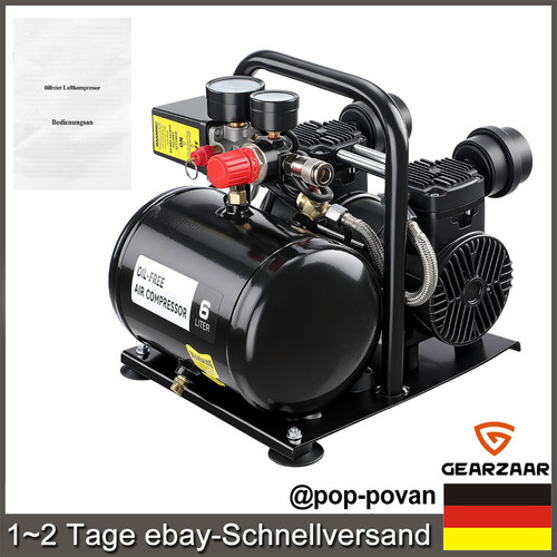 Flüsterkompressor - 6l,