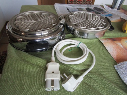 Omas waffeleisen chrom - omas, waffeleisen,