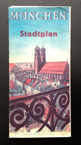 Stadtplan von münchen - stadtplan, in