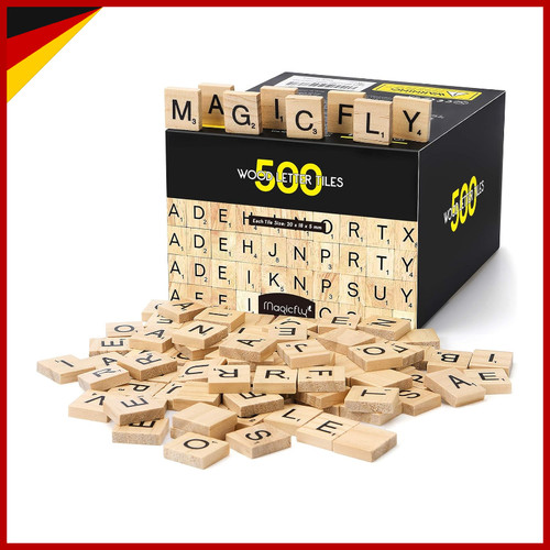 Scrabble set holzbuchstaben - set,