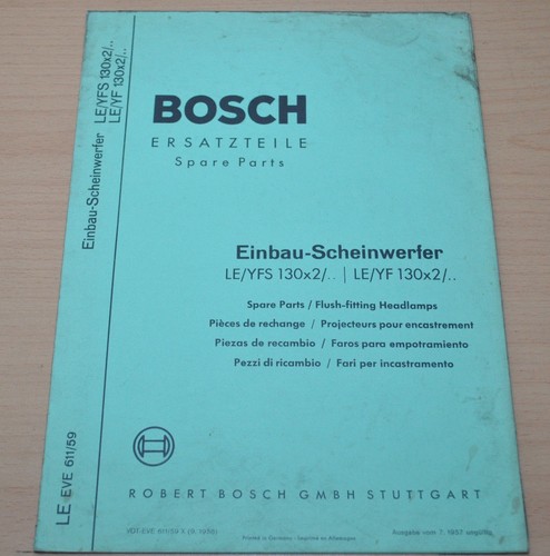 Bosch einbau scheinwerfer - einbau,