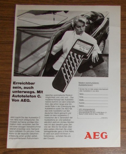 Seltene werbung aeg - seltene,
