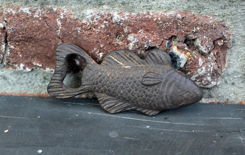 Flaschenöffner fisch rustikal - flaschenöffner,