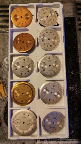 Lot zifferblätter montre - 10,