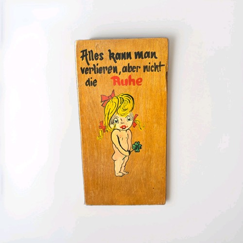 Holzschild spruch alles - -,