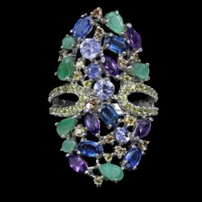 925 sterlingsilber ring - 925, oval