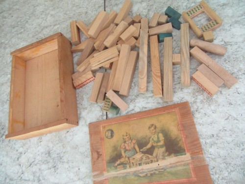 Vintage kinder holzspielzeug - kinder,