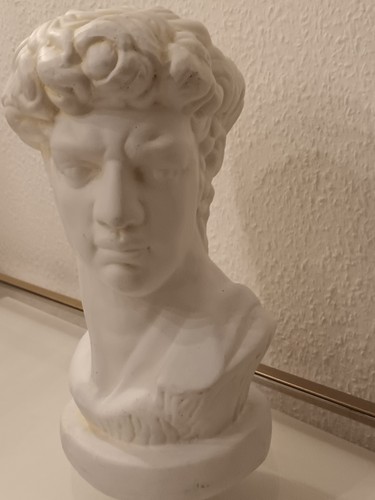 David kopf statue büste gips - david,