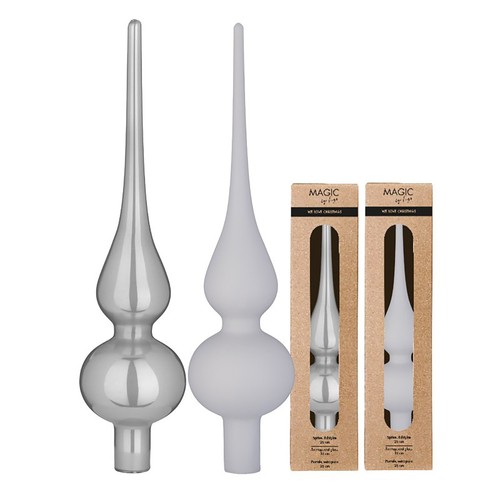 Christbaumspitze 26cm glas - 1,