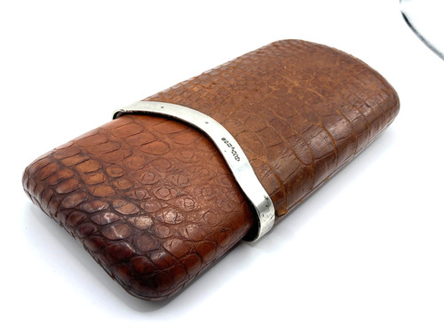 Antikes krokodil leder mit - antikes,