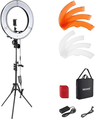 Neewer led ringlicht 48cm 55w - led,