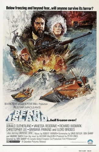 Bear island 1979 - bear, filmplakat