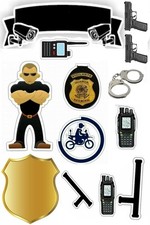 Polizei polizist essbar - polizei,