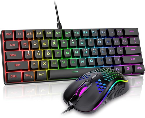 Gaming tastatur und maus - tastatur, set