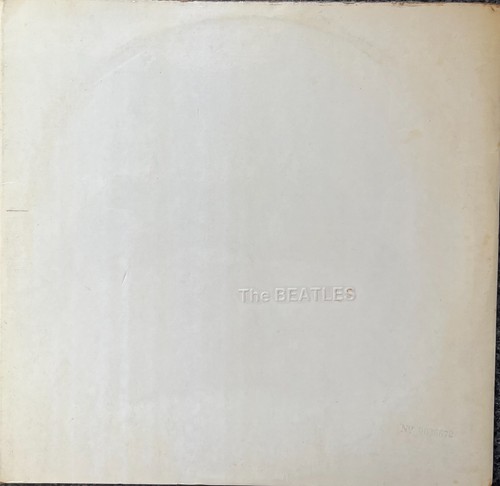Beatles white album original - white,