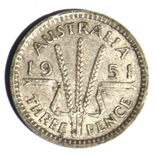 Australien pence 1951 pl - 3,