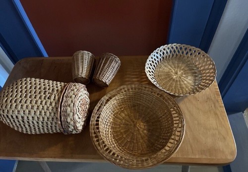 Rattan korb konvolut - korb, boho