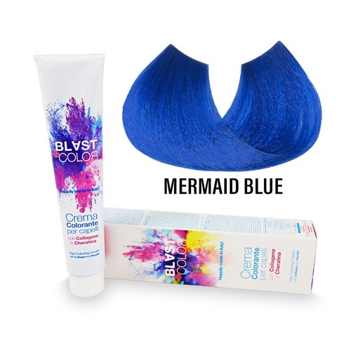 Haarfarbe mermaid blue blau - haarfarbe,