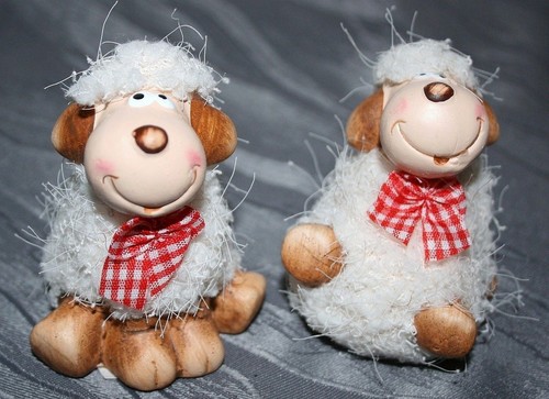 Tierfiguren schafe 2erset - tierfiguren,