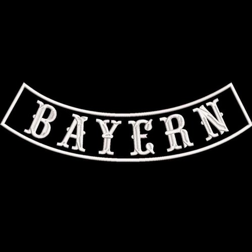 Rücken aufnäher bayern - rücken,