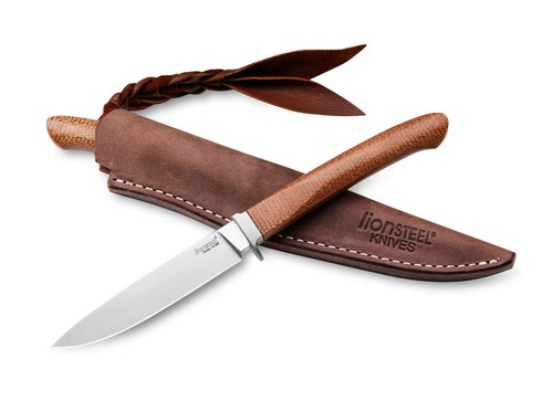 Lionsteel ago micarta natural - ago,