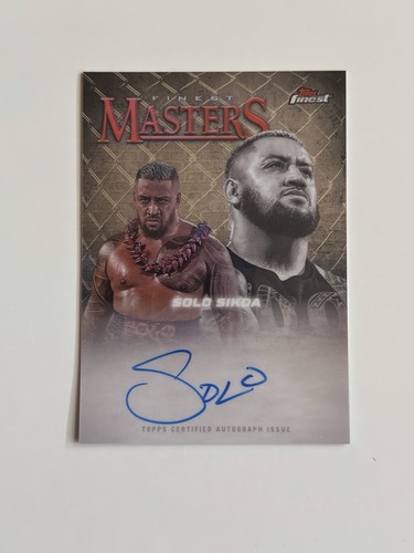 Topps wwe finest autograph - topps,