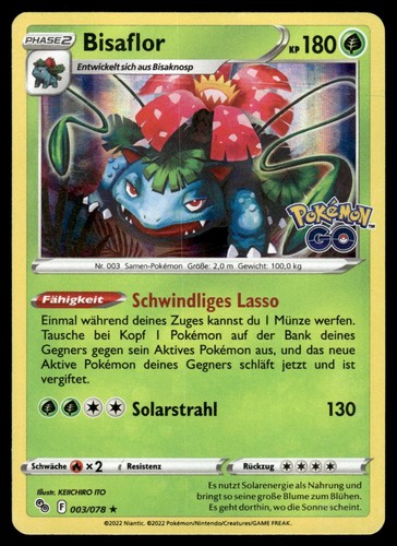 Bisaflor 003 078 holo - holo, |