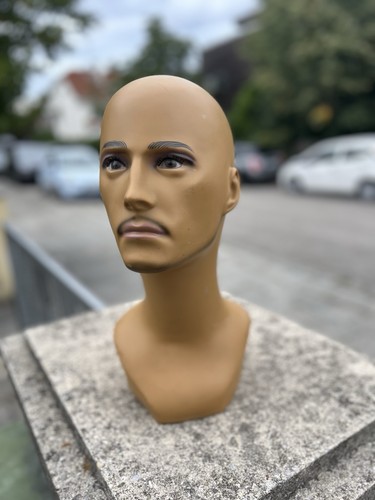 Vintage deko friseurkopf - deko,