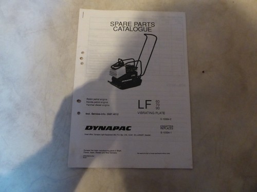 Ersatzteilliste dynapac - ersatzteilliste,