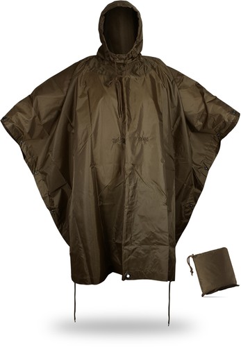 Ripstop outdoor regenponcho - ripstop,