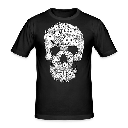Opossum schädel shirt - opossum,