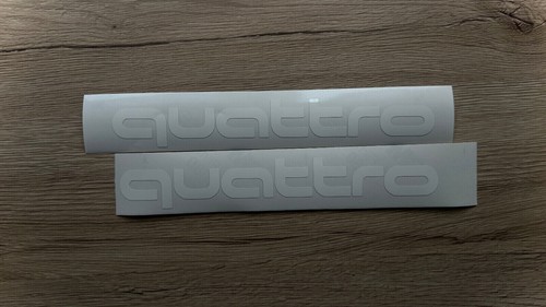 Audi quattro aufkleber 20cm - audi,