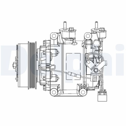 Klimakompressor delphi cs20515 - delphi,