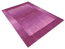 Rosa 160X230 cm Teppich 100% Wolle Orientteppich Handgetuftet T802