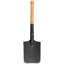 MFH Feldspaten Typ WWII Holzstiel Outdoor Schaufel BW Spaten Armee Esche Holz